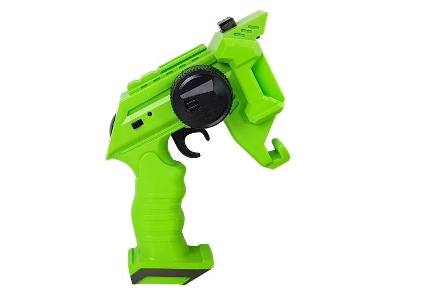 gun launcher car 2 in 1 remotely operated foam discs green - slika 4