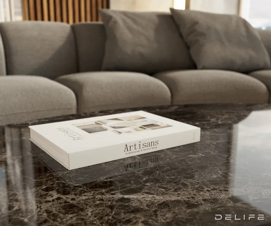 klub stolić edge 140x80cm, materijal: keramika laminam emperador - slika 6