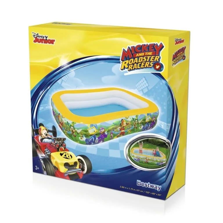 bazen na napuhavanje mickey mouse 262 x 175 x 51 cm bestway 91008 - slika 9