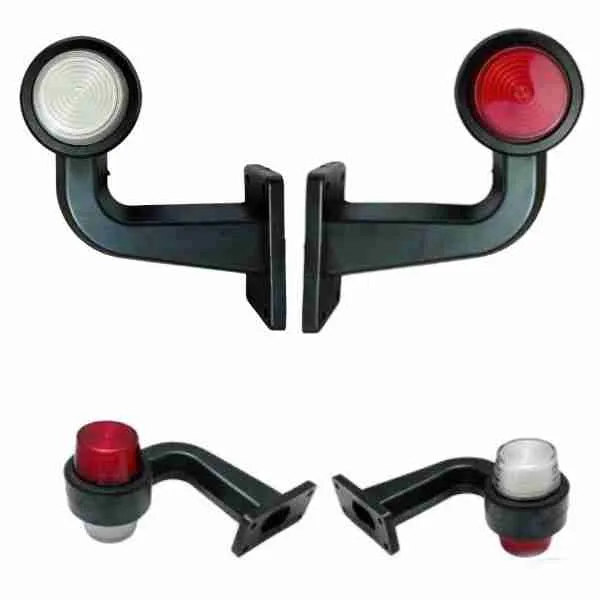 set od 2 bočna svjetla za kamionsku prikolicu s platformom 12v – 24v - slika 5