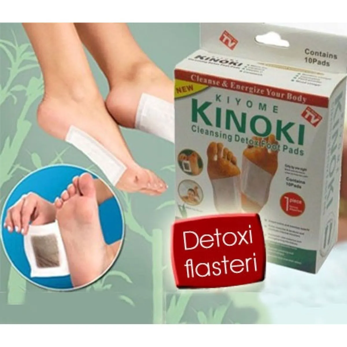 kinoki naljepnica za detoksikaciju organizma 10kom paket - slika 4