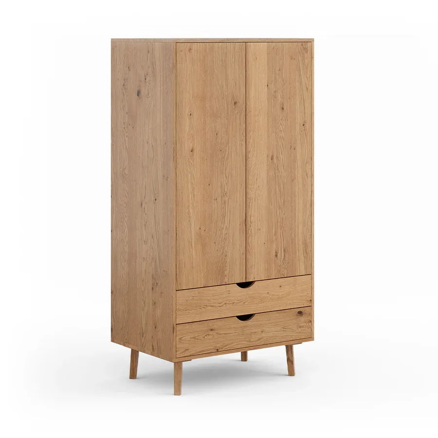Ormar Simona 90x180 cm, Materijal: Masivno Drvo Hrast - Čakovec