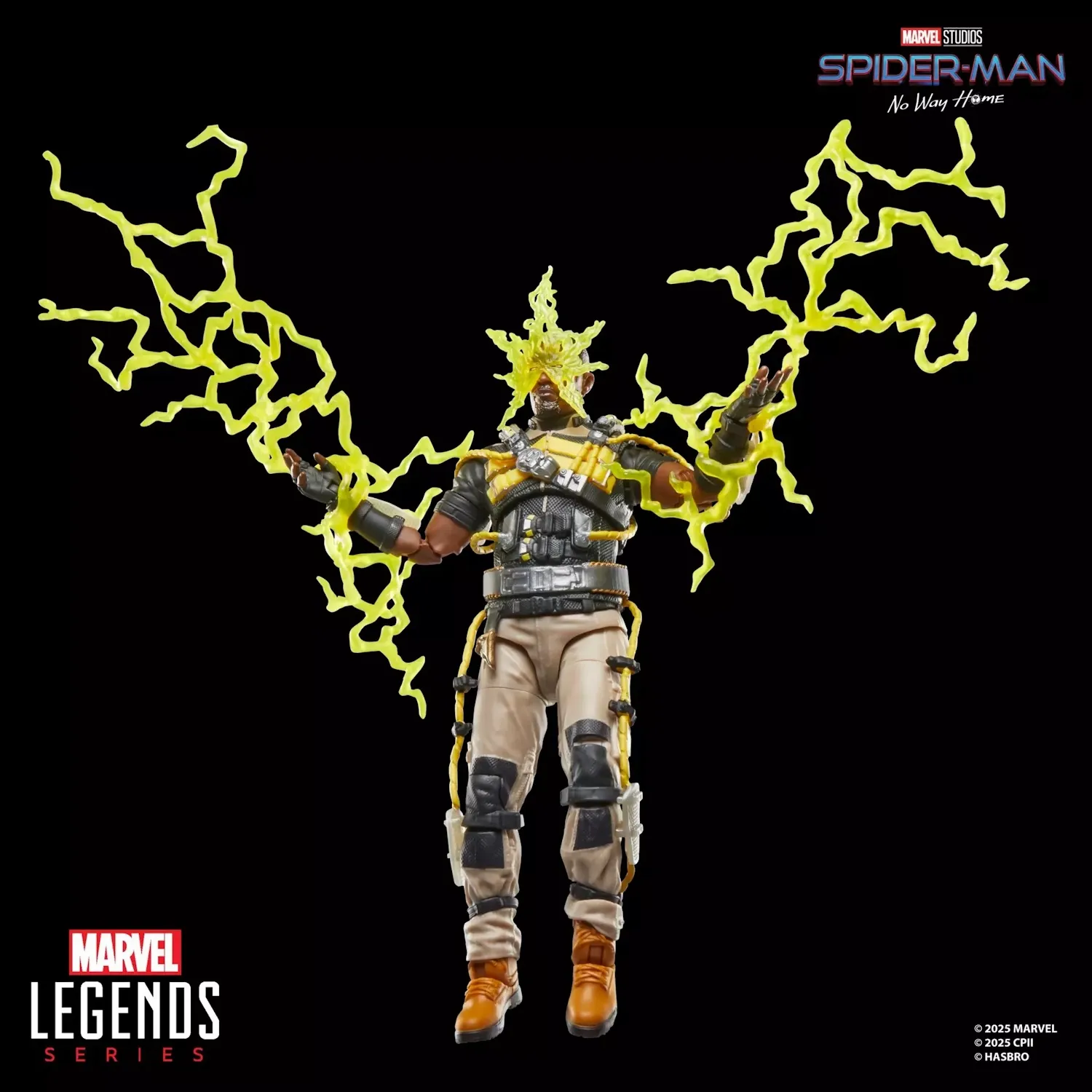 marvel legends series: spider-man – marvel’s electro figura, 15cm - slika 3