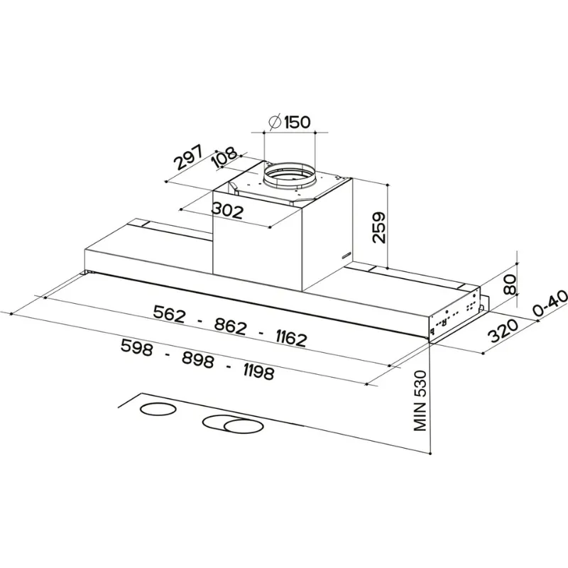 faber hood in-nova premium bk m a60/2 - slika 2