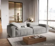 modularna sofa freestyle 280x110cm, materijal: strukturirana tkanina - slika 2
