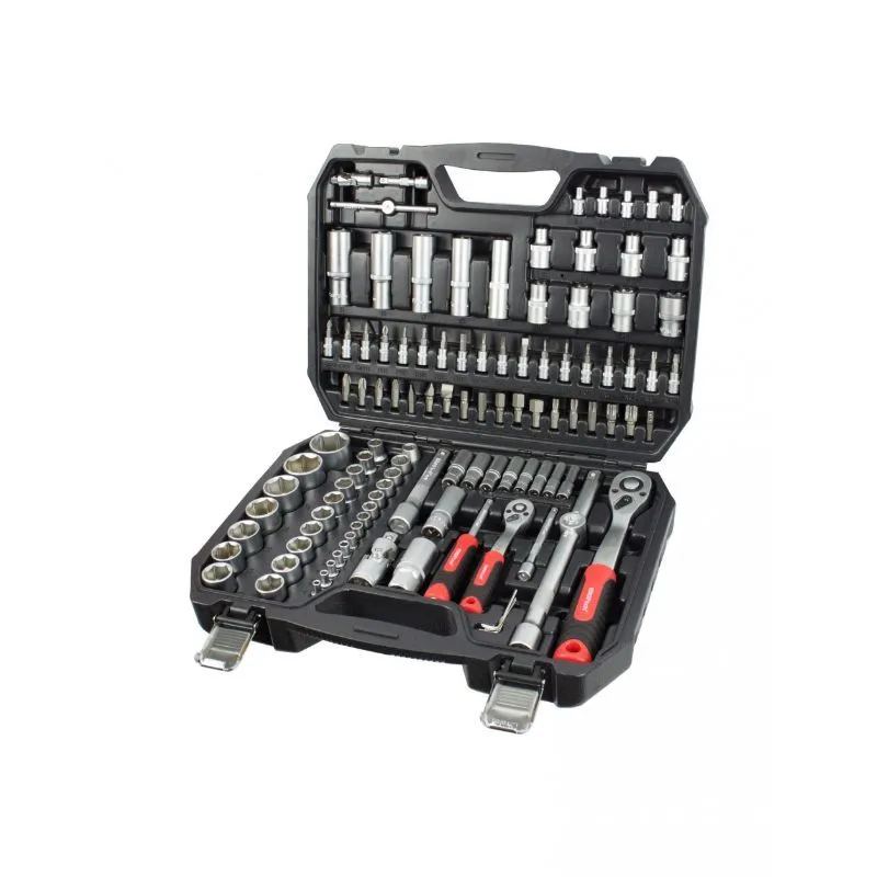 set nasadnih ključeva 110 komada, 1/4" i 1/2" - slika 2