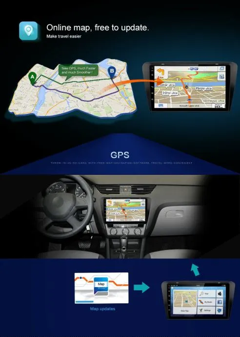 2din radio original škoda rapid android - slika 2