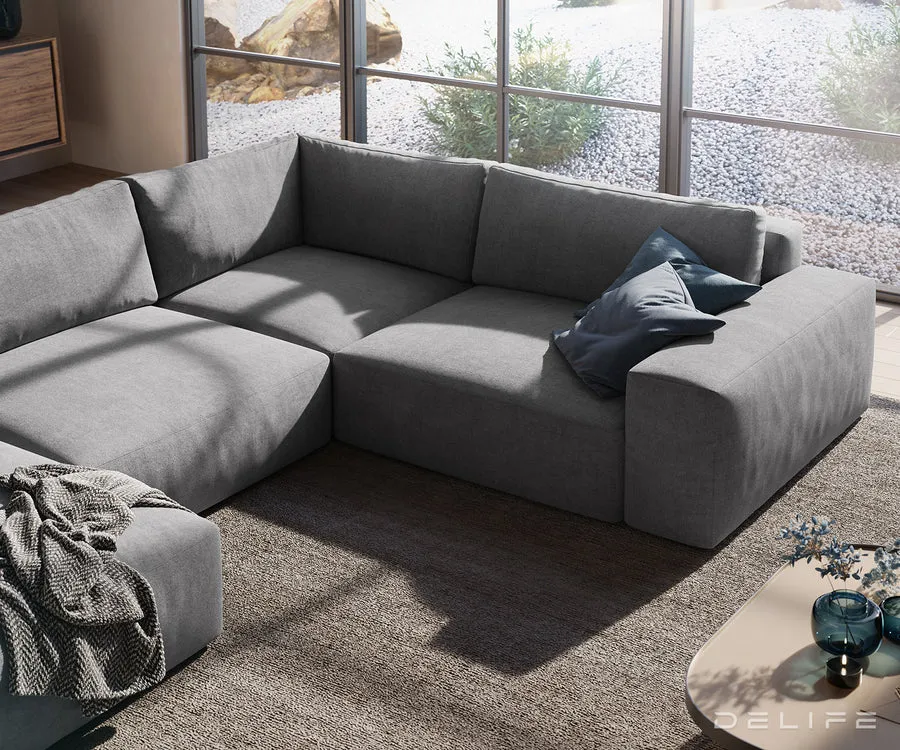 velika kutna garnitura lanzo xl 364x258cm, materijal: mikrofibra - slika 6