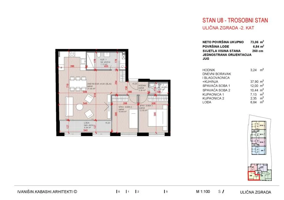 stan: zagreb (lašćina),kvatrić, trosobni 78.00 m2, novogradnja - slika 10