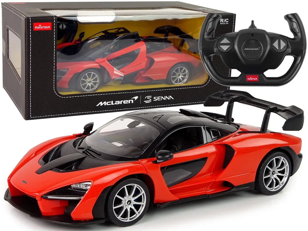 auto na daljinsko upravljanje mclaren senna rastar 1:14 narančasti - slika 3