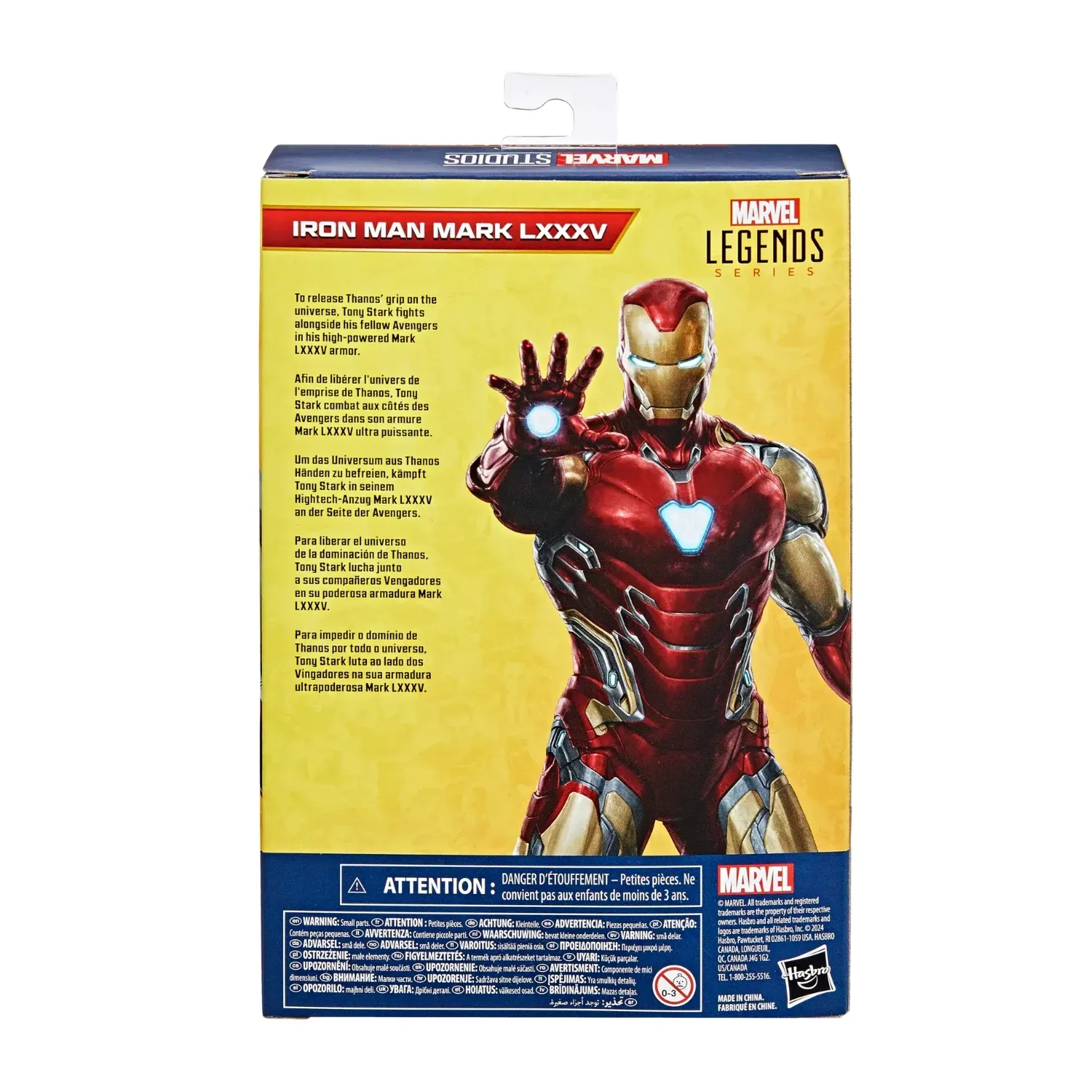 marvel legends series: iron man mark lxxxv figura, 15cm - slika 10