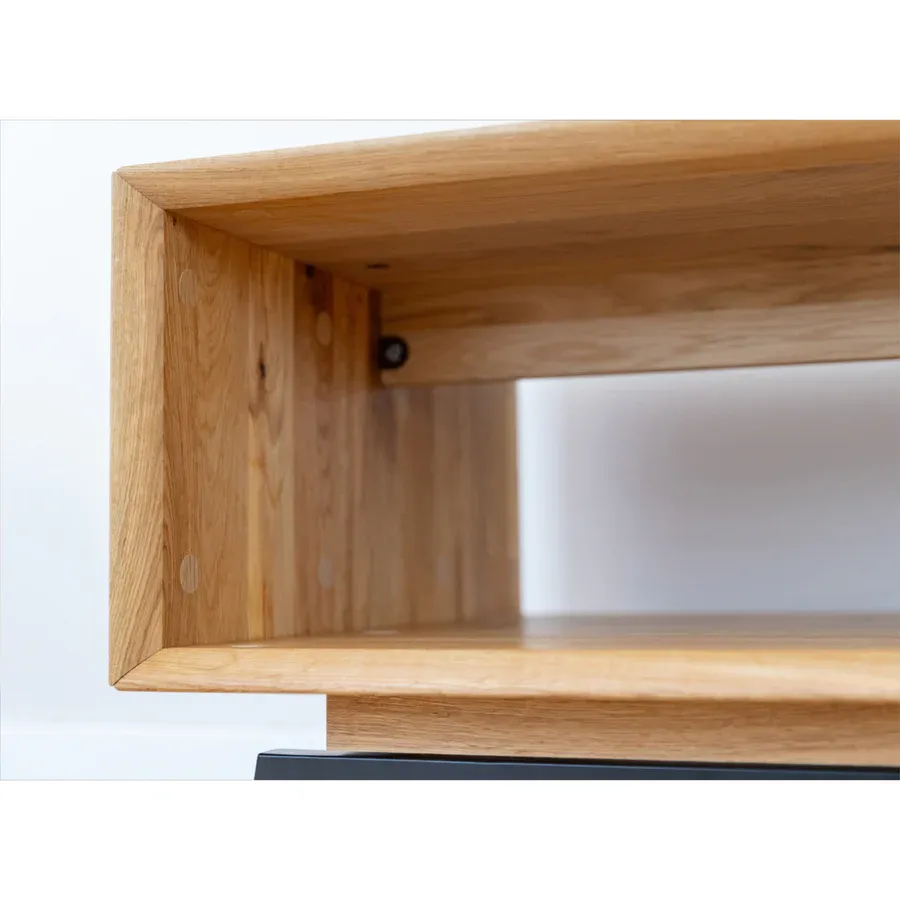 klub stolić modern loft 100,50x60cm, materijal: masivno drvo hrast - slika 4