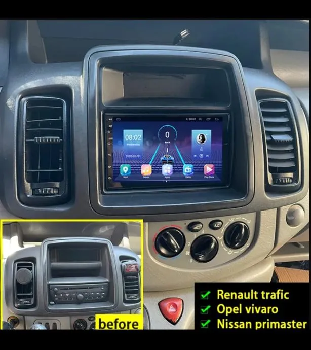 opel vivaro original android radio multimedija wifi parking kamera - slika 6