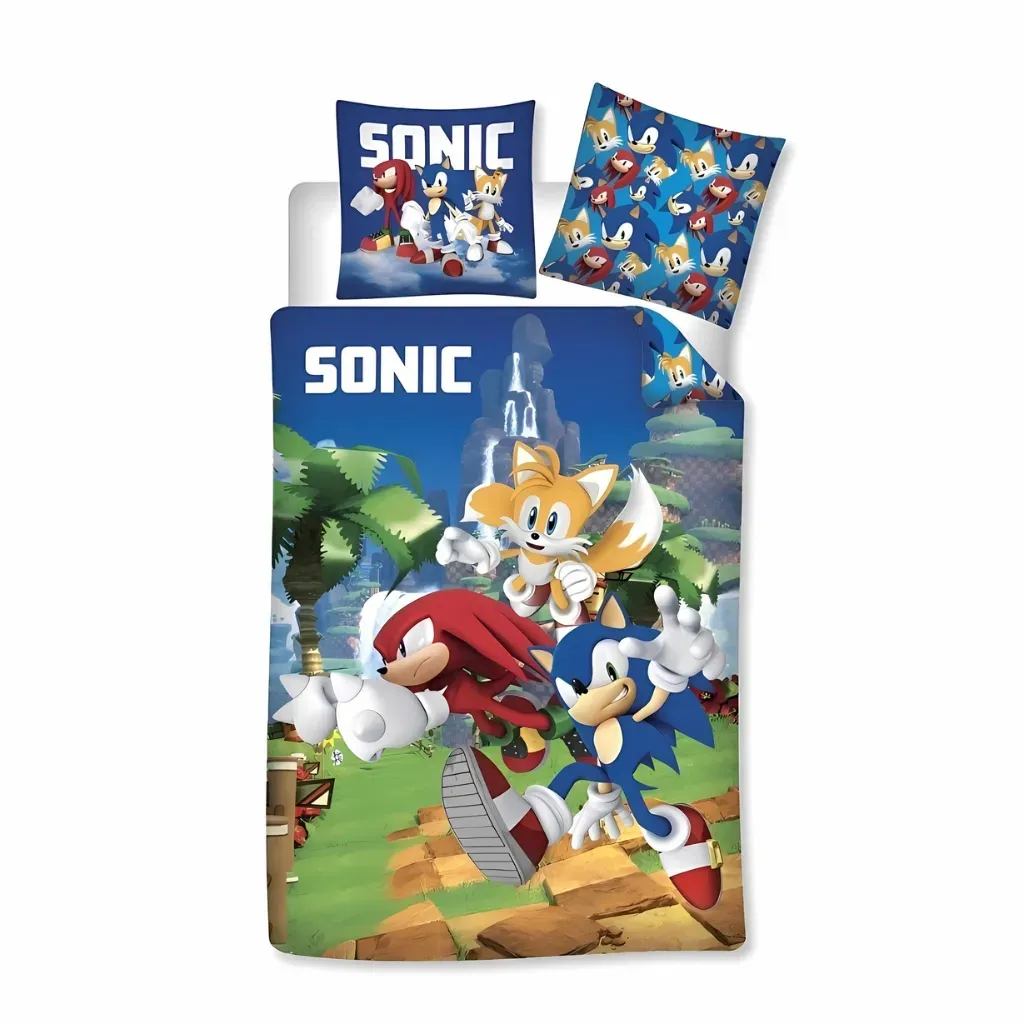 Sonic ‘Team’ dječja posteljina, 140×200 cm - Zagreb