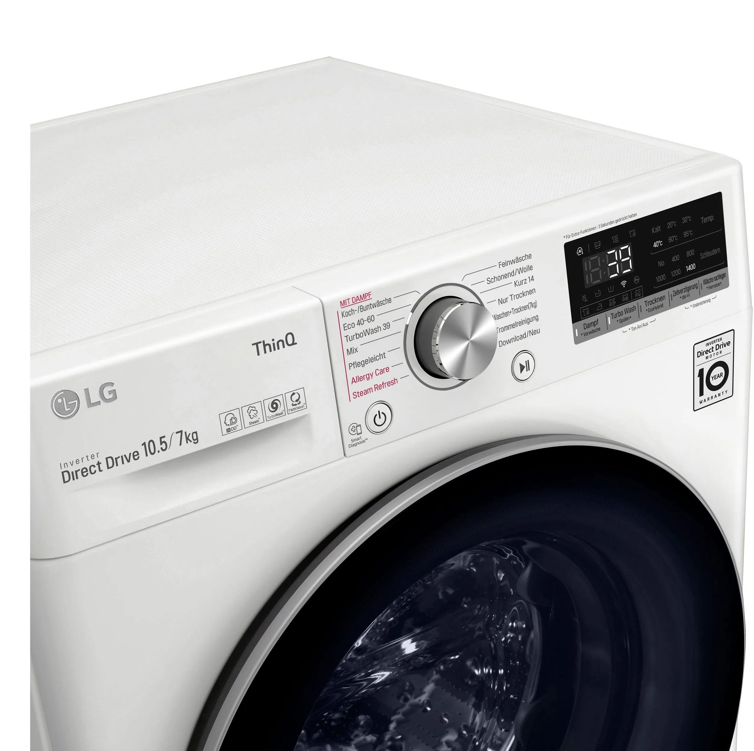 lg perilica-sušilica v7wd107h2e, 10,5 kg, 7 kg - slika 9