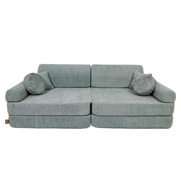 velika modularna sofa za djecu - premium mint - slika 6