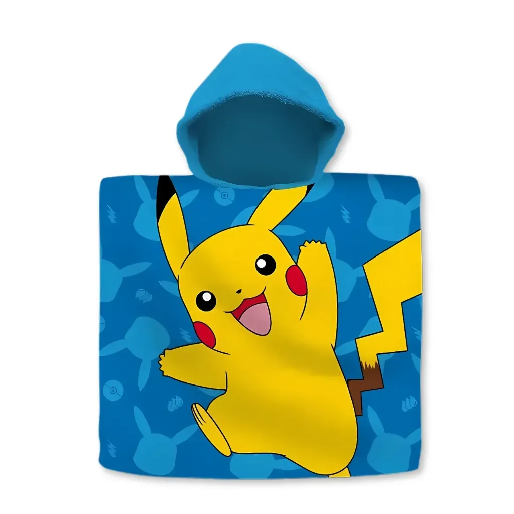 Pokémon dječji poncho za plažu, 60×120 cm - Zagreb
