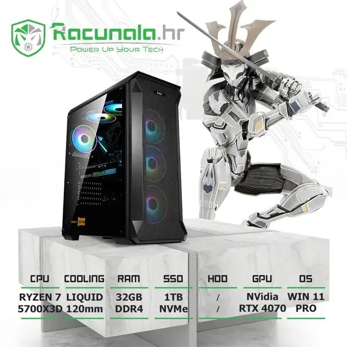 BaB računalo R74070 (Ryzen 7 5700X3D, 32GB DDR4, 1TB NVMe - Kostanjevac, Žumberak