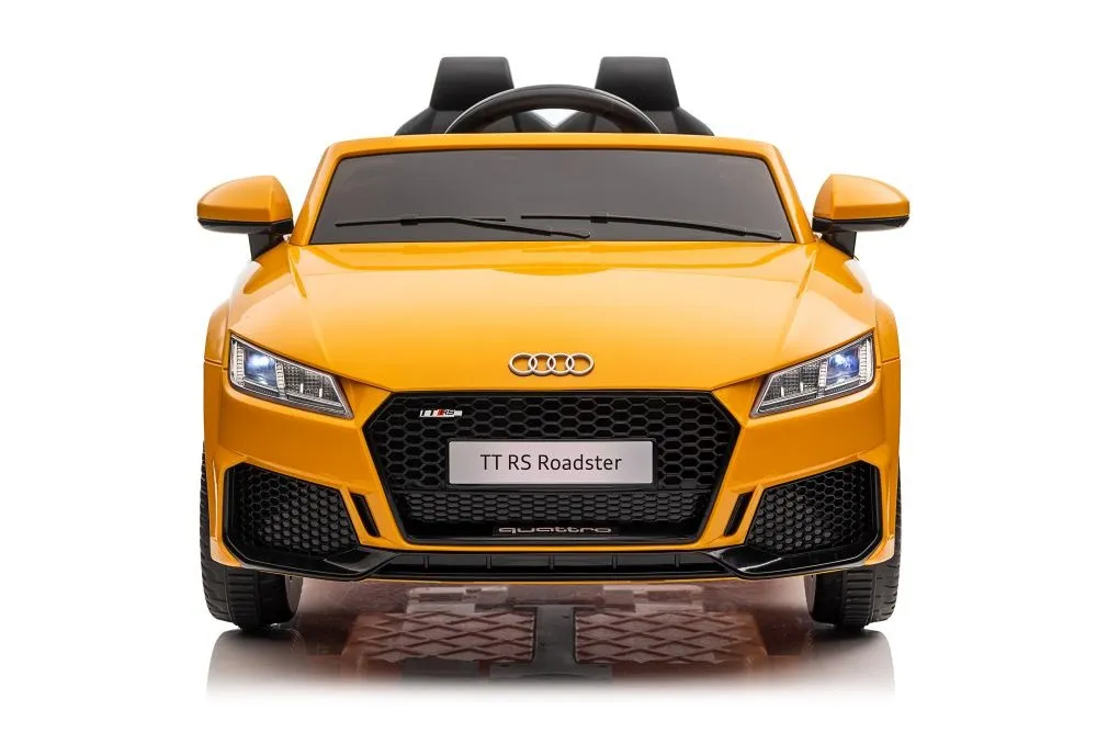 licencirani auto na akumulator audi ttrs - žuti - slika 2