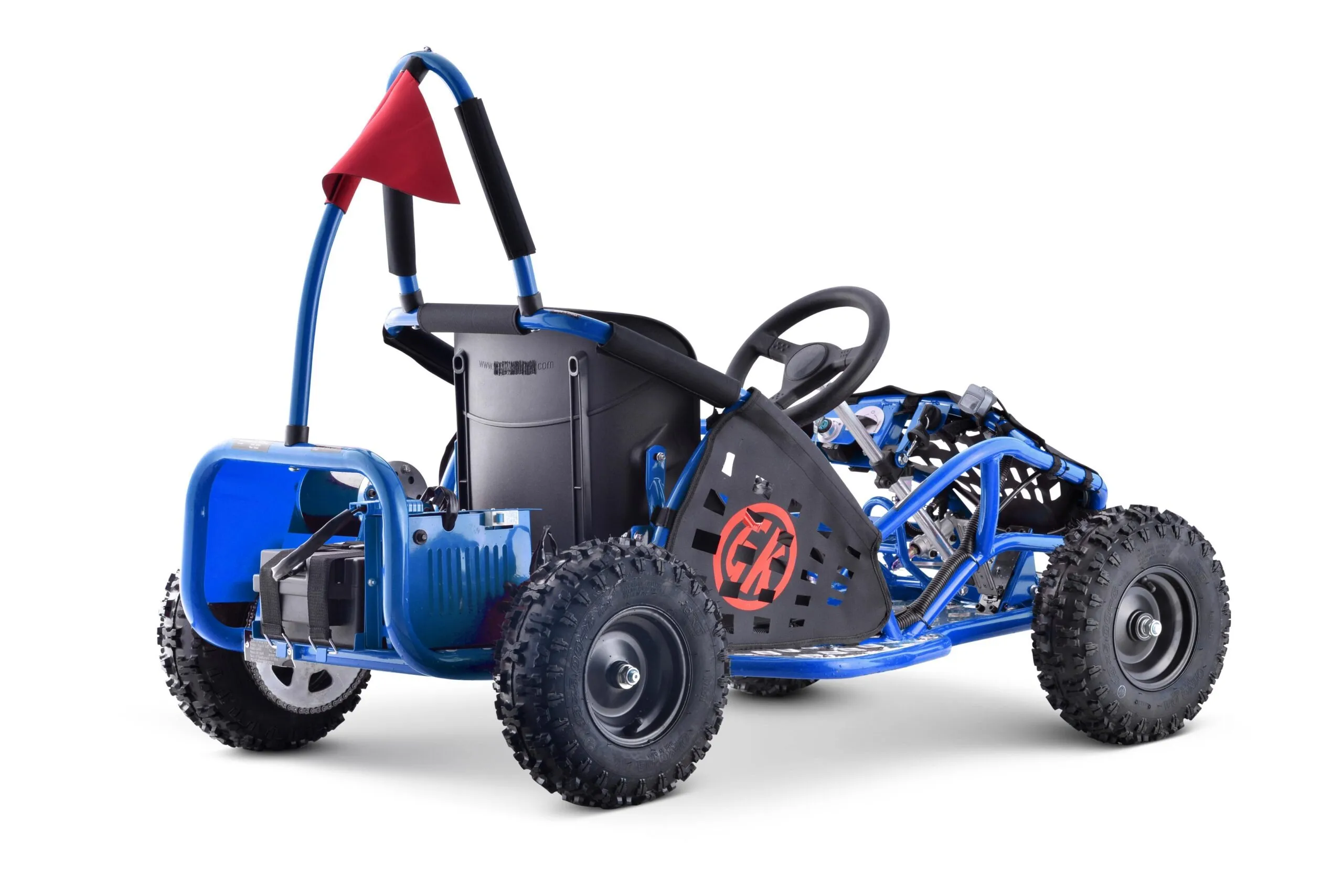 go-kart na akumulator fast dragon - plavi - slika 2