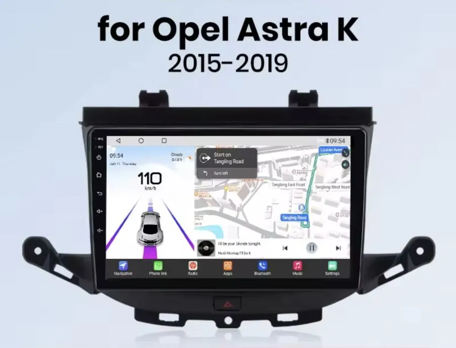 opel astra k original android multimedija kamera ekran 2din radio wifi - slika 9