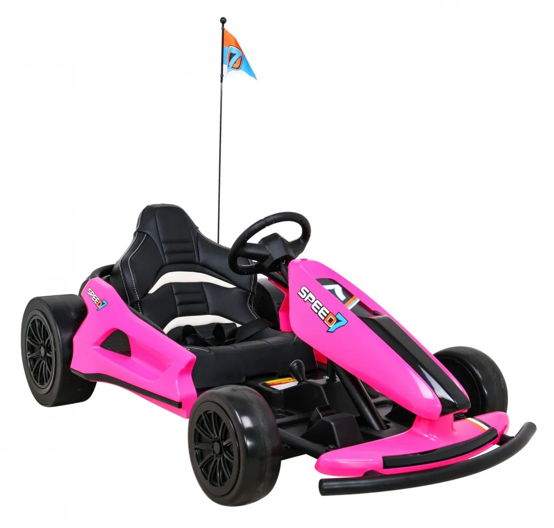 go-kart na akumulator speed 7 drift king - rozi - slika 4