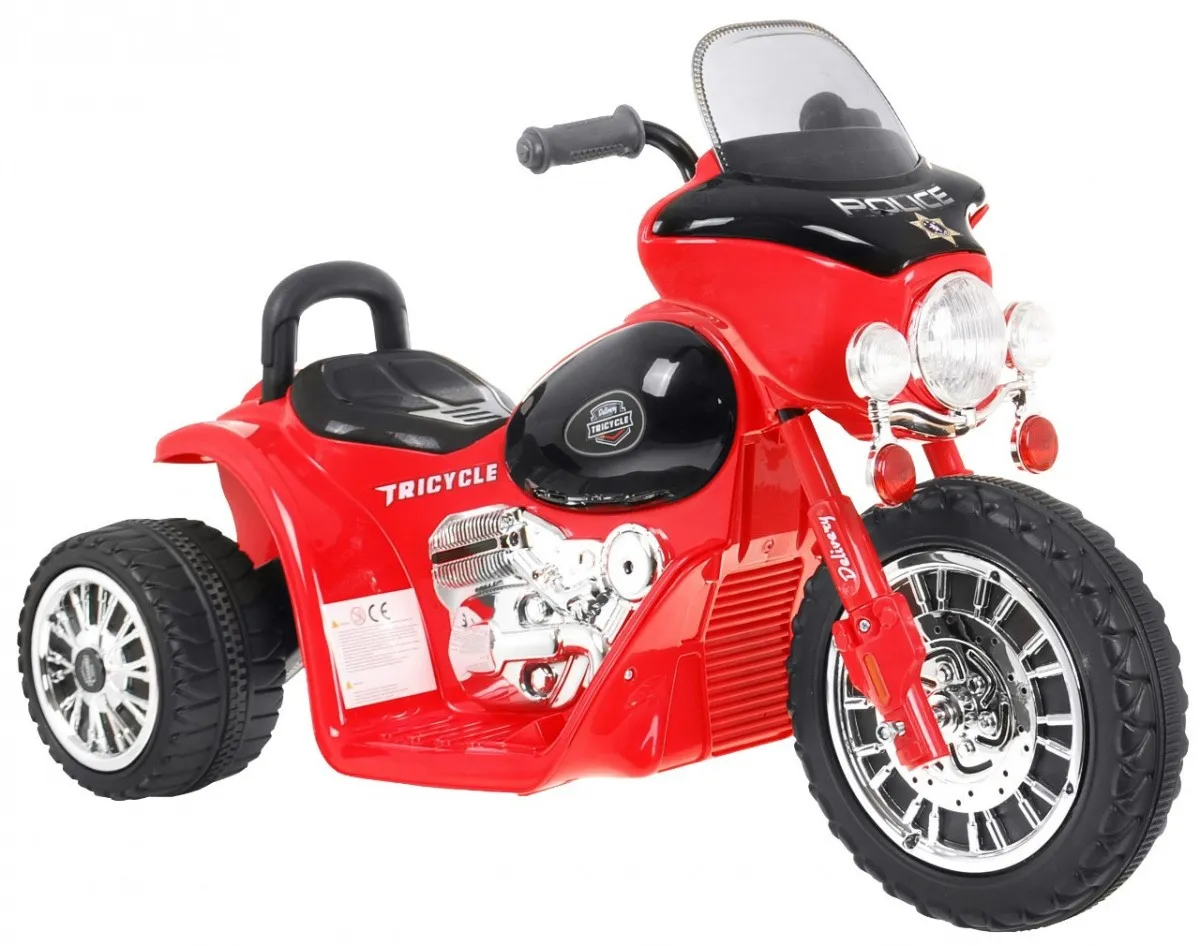 motor na akumulator chopper -crveni - slika 3