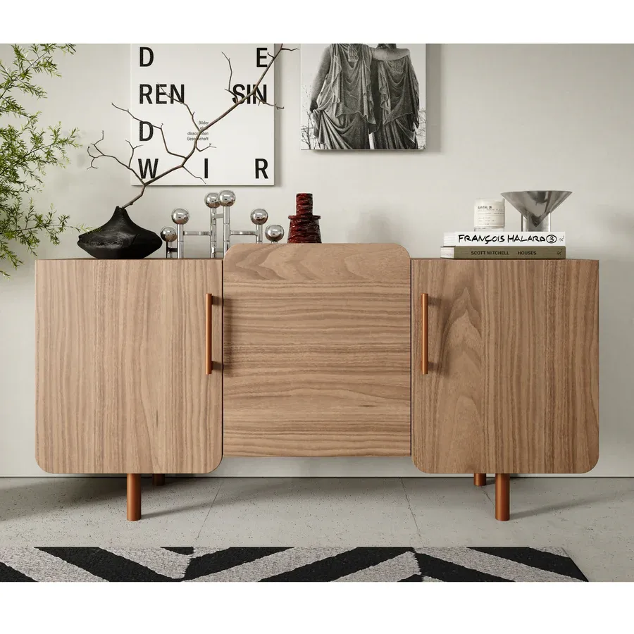 Komoda Livio 165x42cm, Materijal: Laminirana ploča - Čakovec