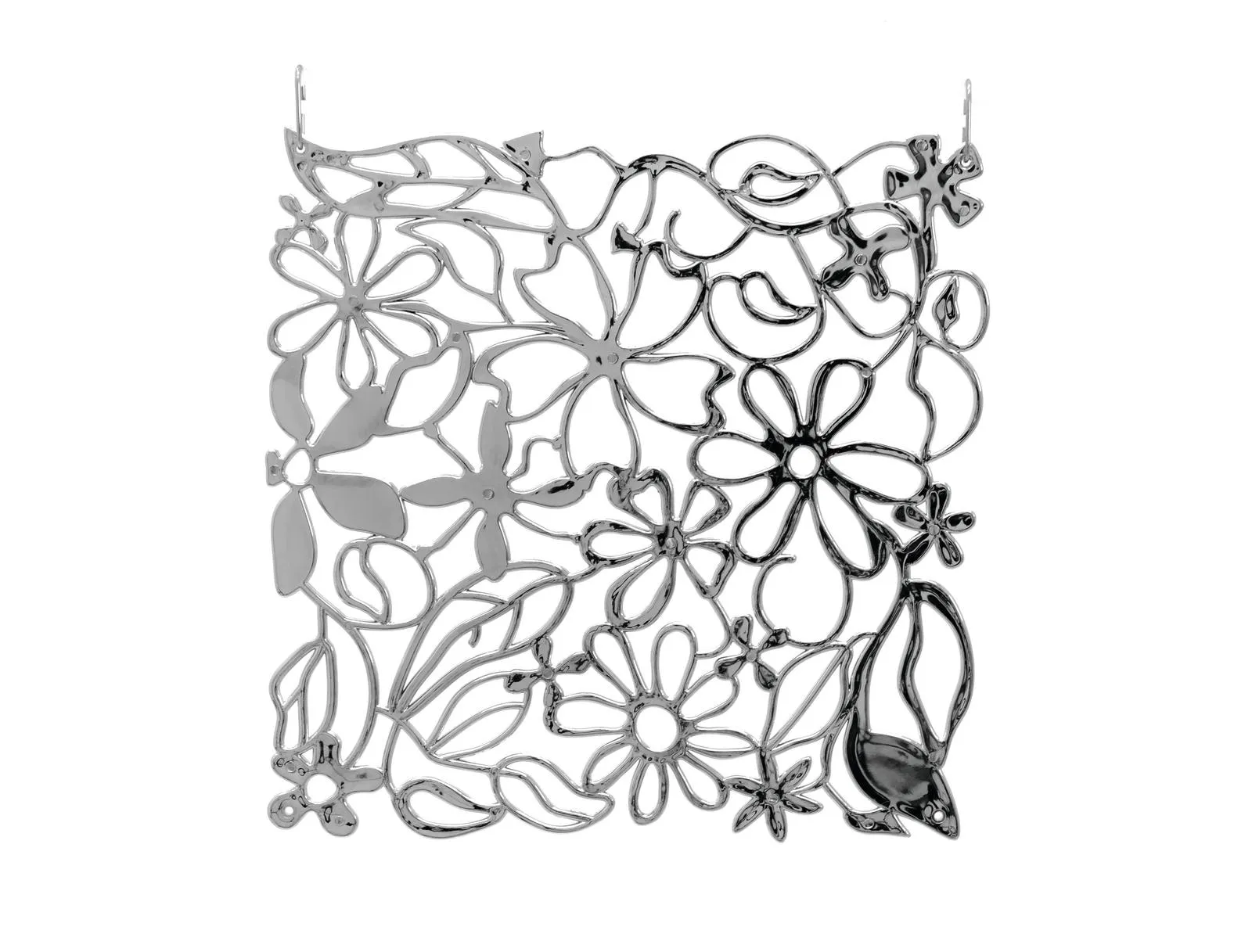 EUROPALMS Room divider flower silver 4x - Križevci