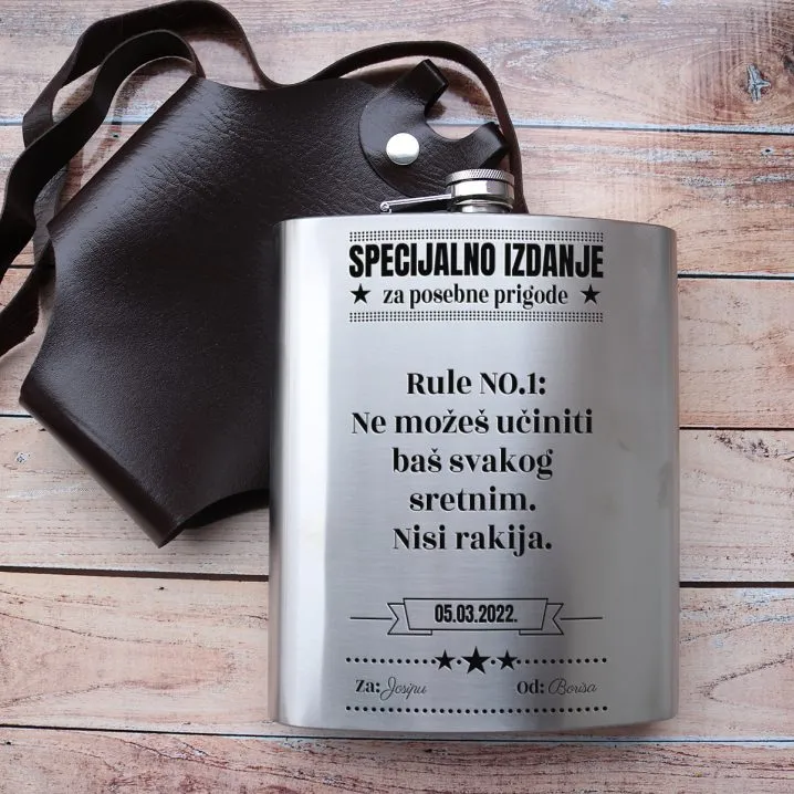 velika personalizirana pljoska - slika 2