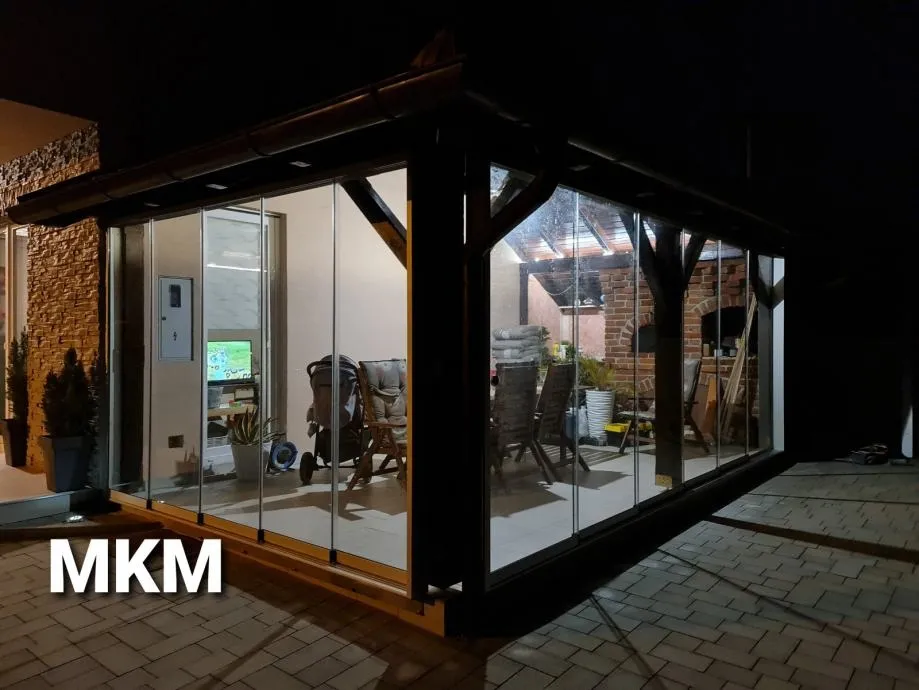 klizne staklene stijene, harmo stijene, stakleni zidovi, panoramske st - slika 8