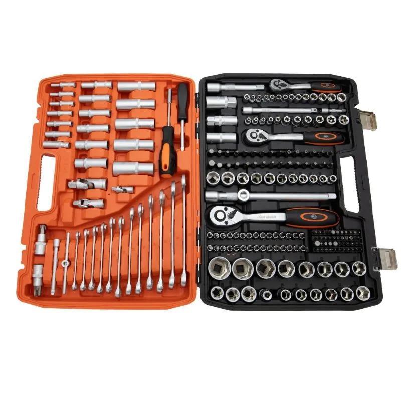 set nasadnih ključeva 1/2" 3/8" 1/4" 215 komada - slika 3