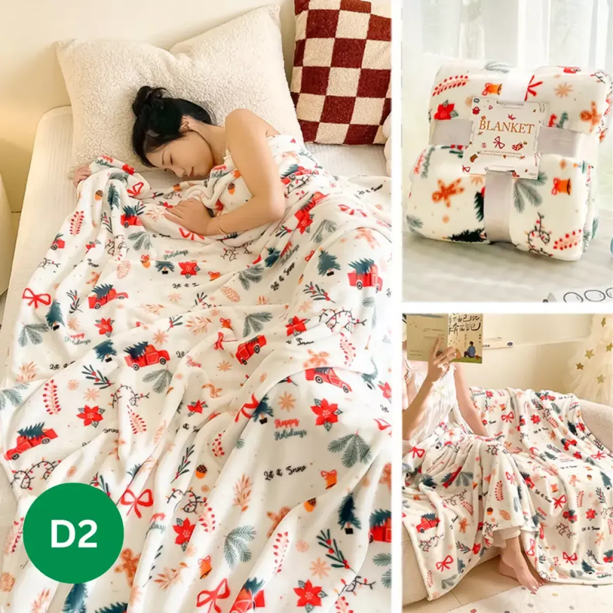 mekana božićna deka - više modela - slika 3