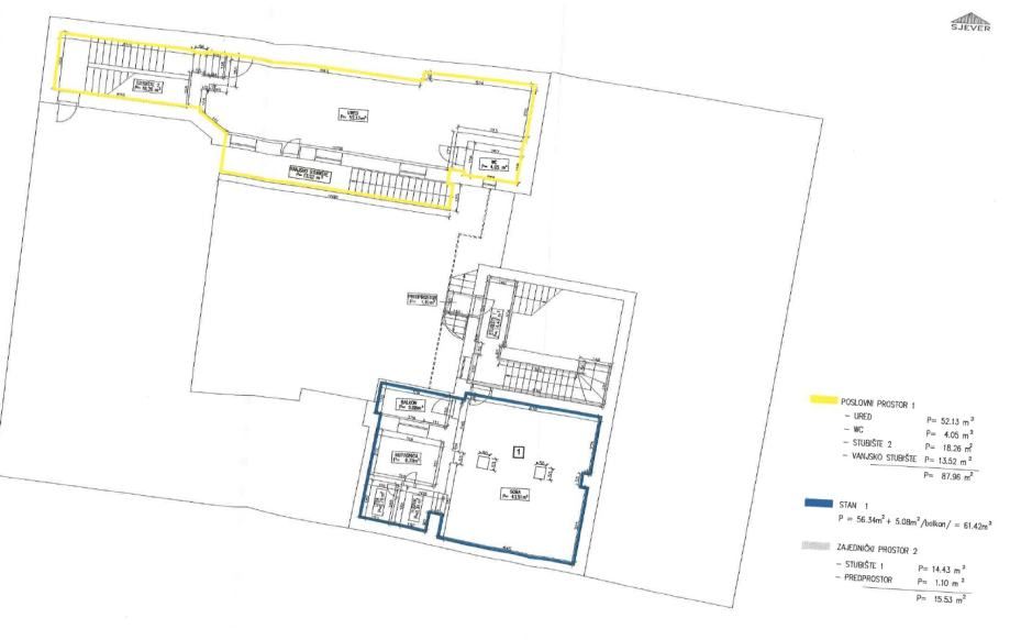poslovno stambeni prostor: osijek, centar, ulični lokal, 905 m2 - slika 7