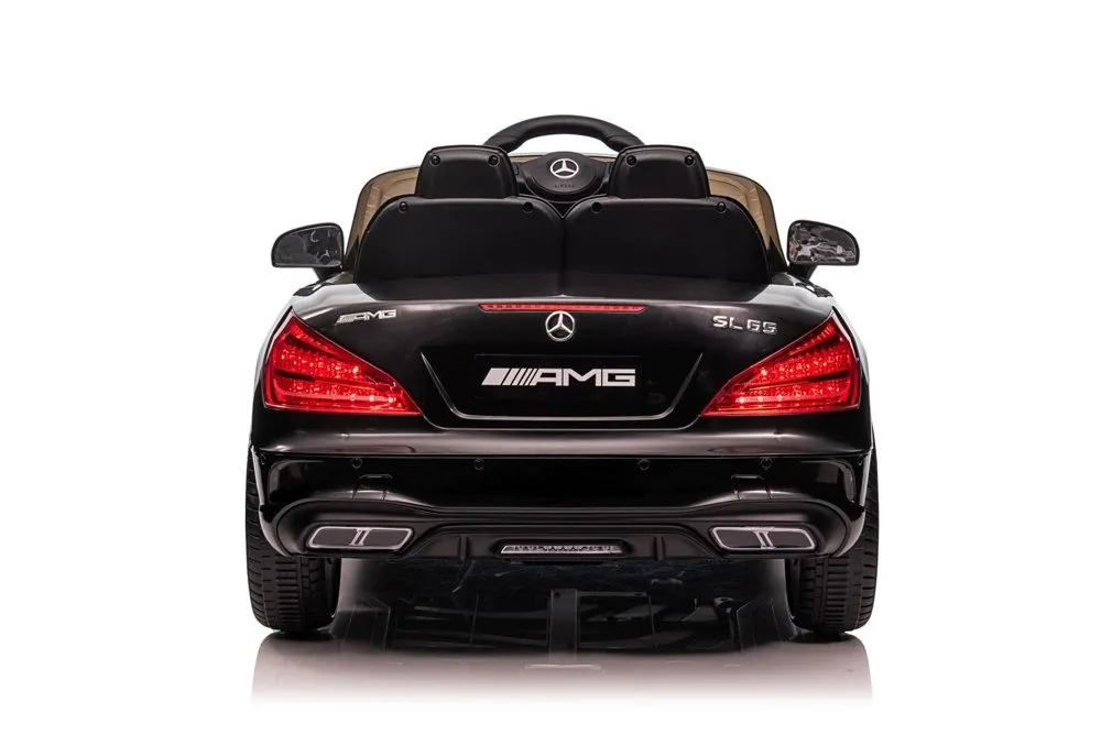 licencirani auto na akumulator mercedes sl65 s lcd - crni/lakirani - slika 5