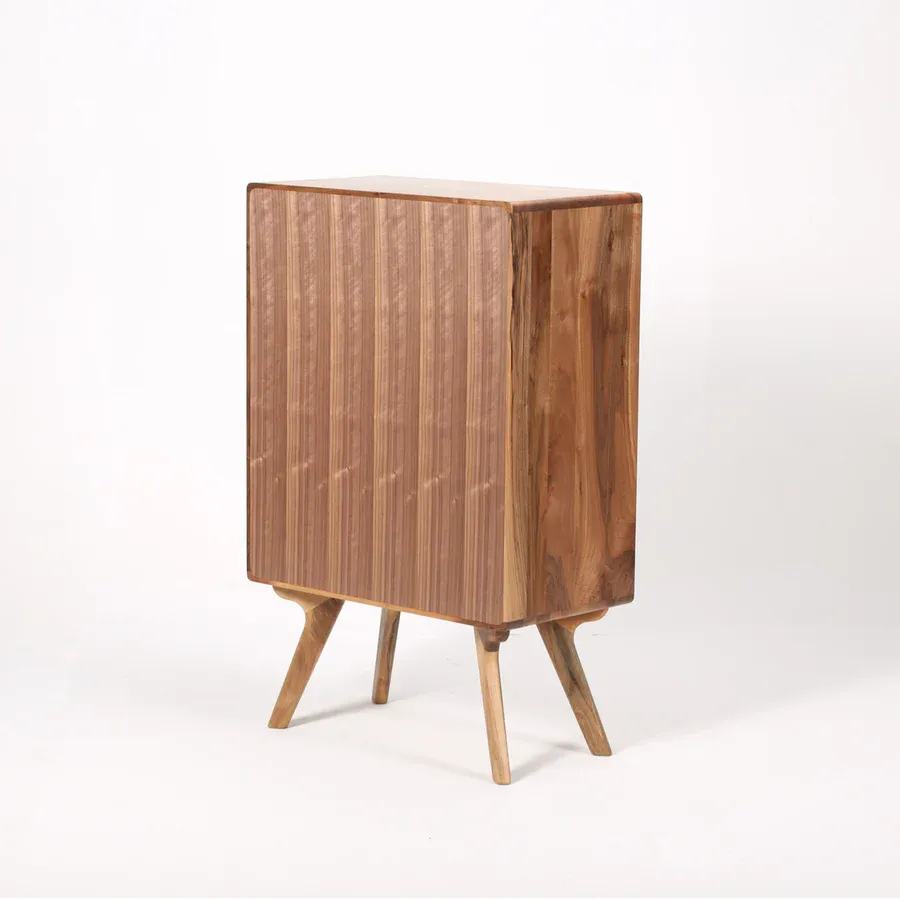 komoda amadeo 66x110cm, materijal: puno drvo orah - slika 11