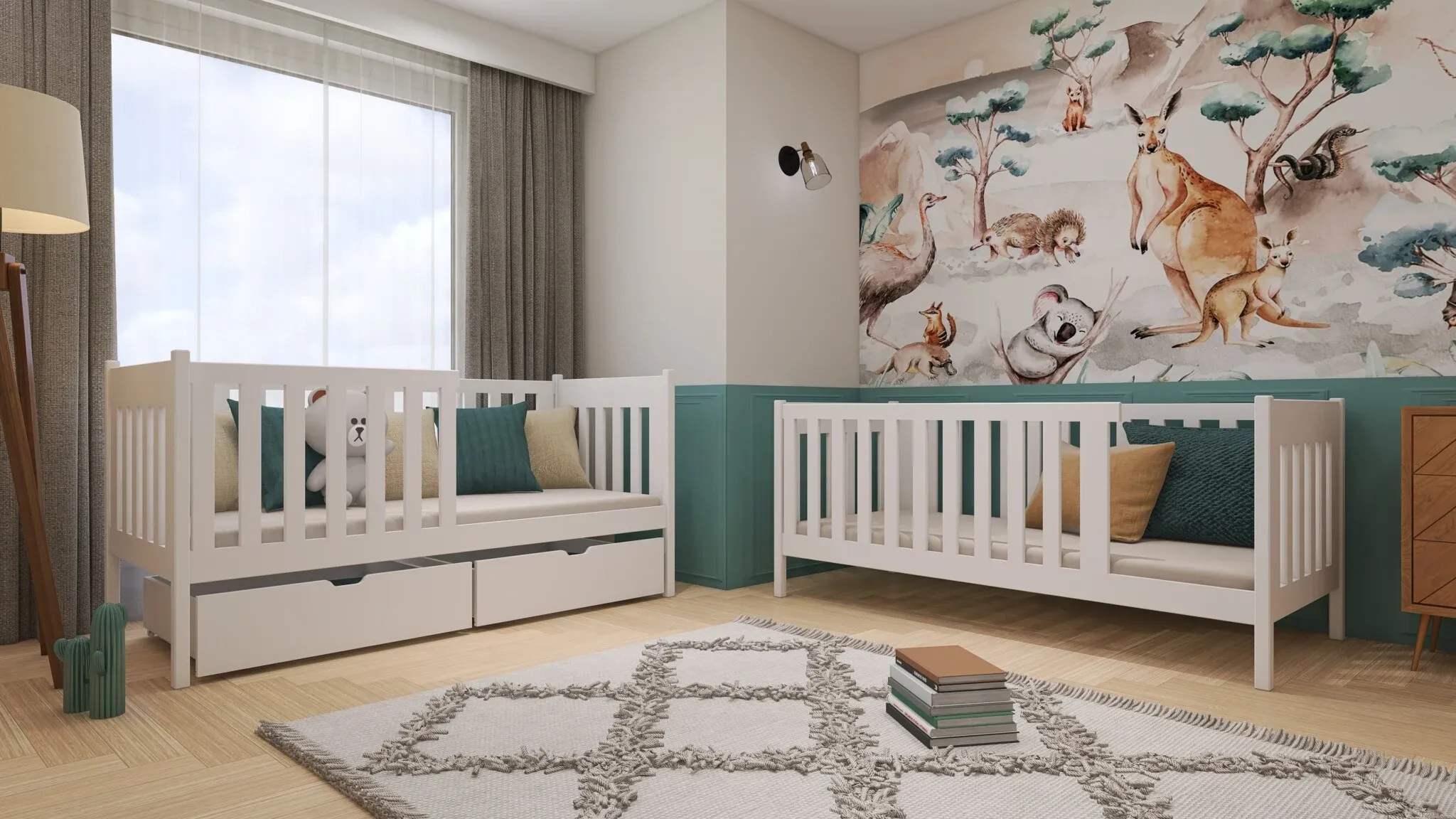 dječji krevet na kat dawid 160×80 – puno drvo - slika 6