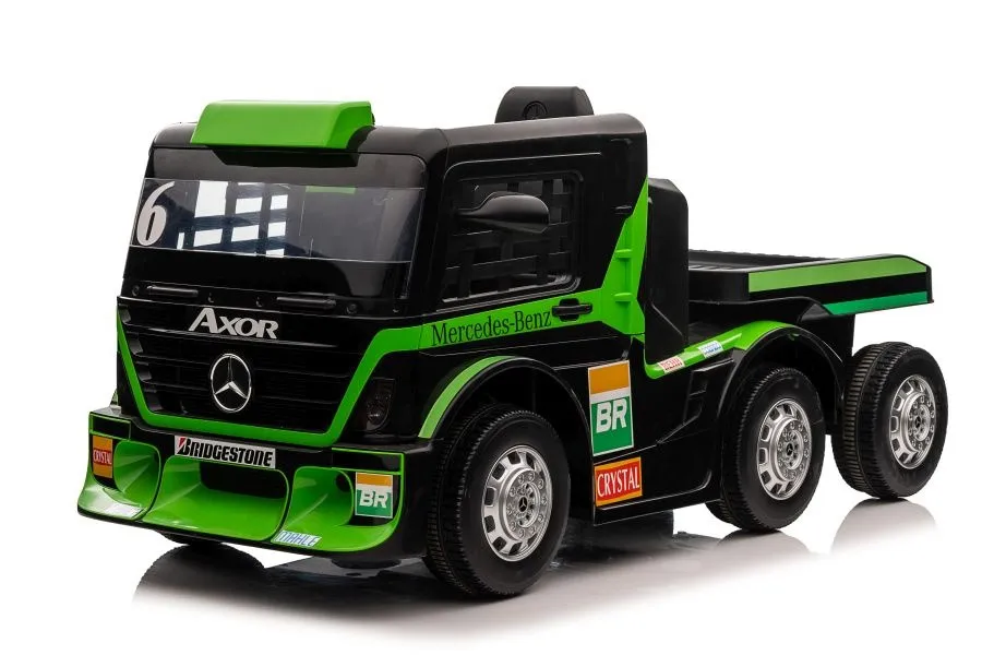 kamion na akumulator mercedes xmx622b - zeleni - slika 6