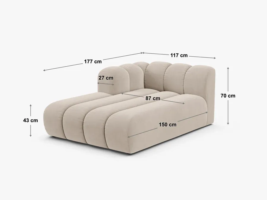 modul lupine 117x177cm, materijal: chenille eden - slika 5