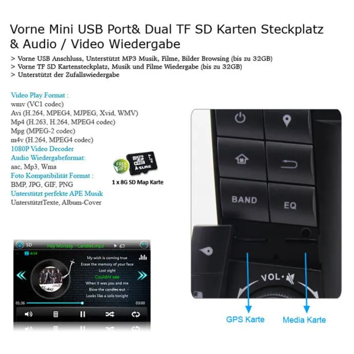 mercedes e klasa 2din radio original navigacija gps - slika 8