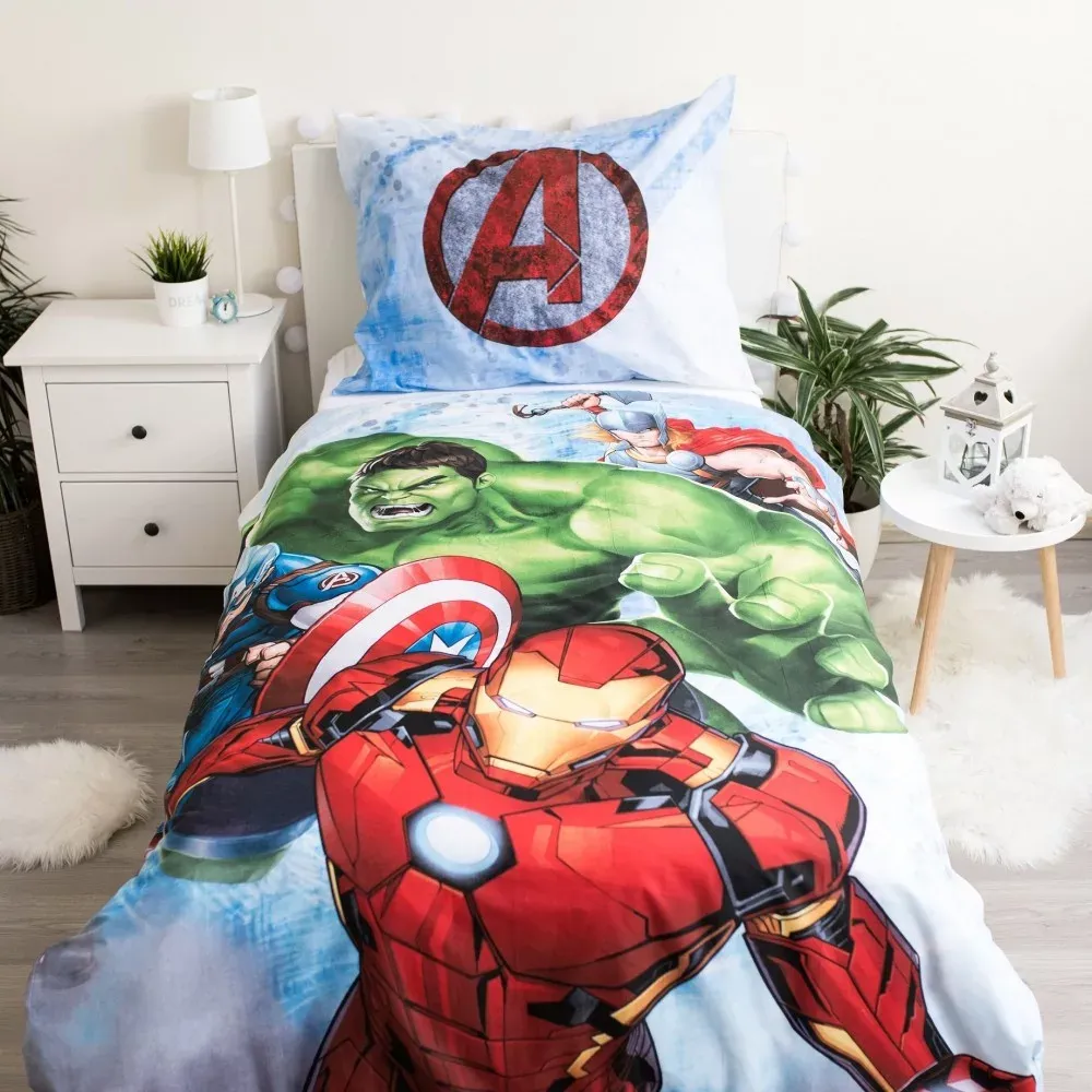 avengers ‘heroes’ dječja posteljina, 140×200 cm - slika 2