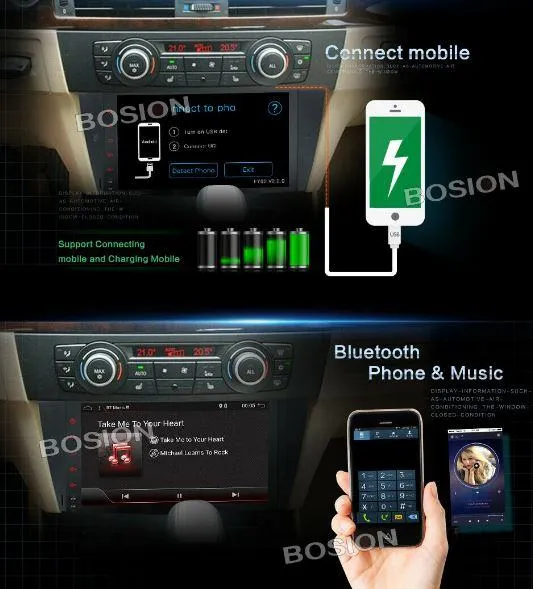 original 2din android gps bmw e90 e91 e92 e93 - slika 4