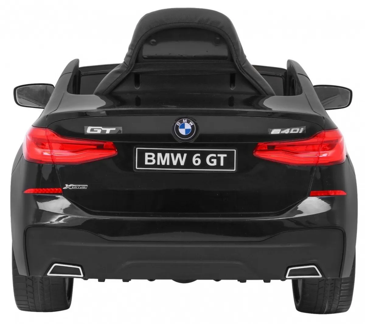 licencirani auto na akumulator bmw 6 gt - crni - slika 5