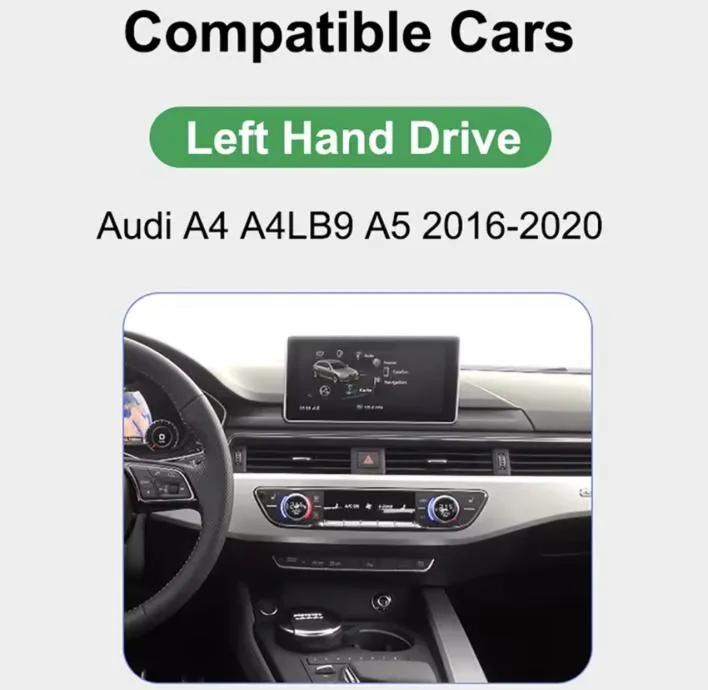 audi a5 a4 2016 - 2023 multimedija ekran carplay android 12,3" kamera - slika 2