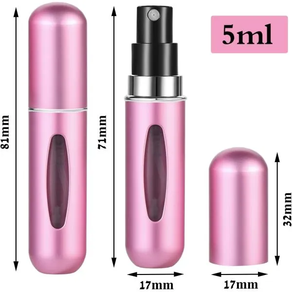 elegantna prijenosna bočica za parfem s raspršivačem - 5 ml - slika 25