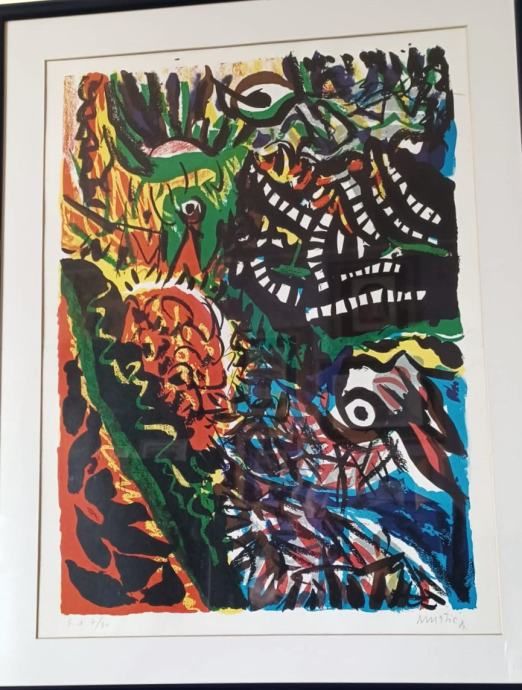 edo murtić - originalna grafika e.a 7 / 30 - slika 5