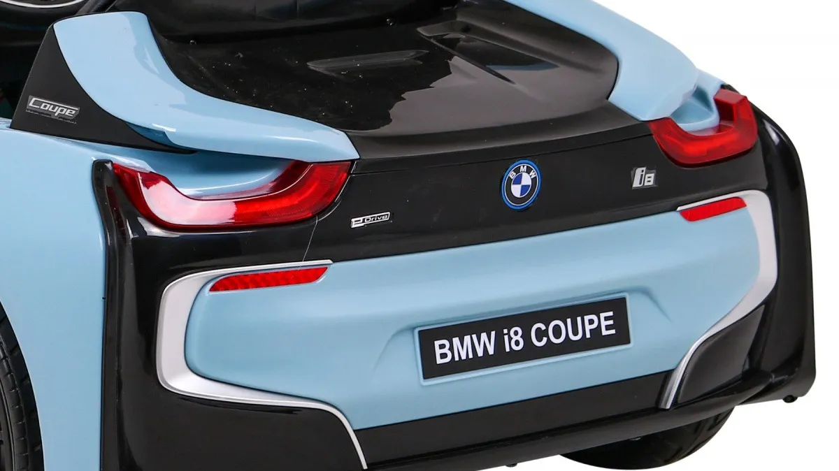 licencirani auto na akumulator bmw i8 lift - svijetlo plavi - slika 9