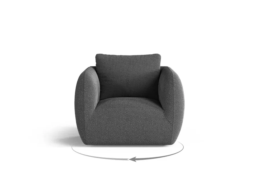 Fotelja Iga, 95.5x87cm, Materijal: Boucle - Čakovec