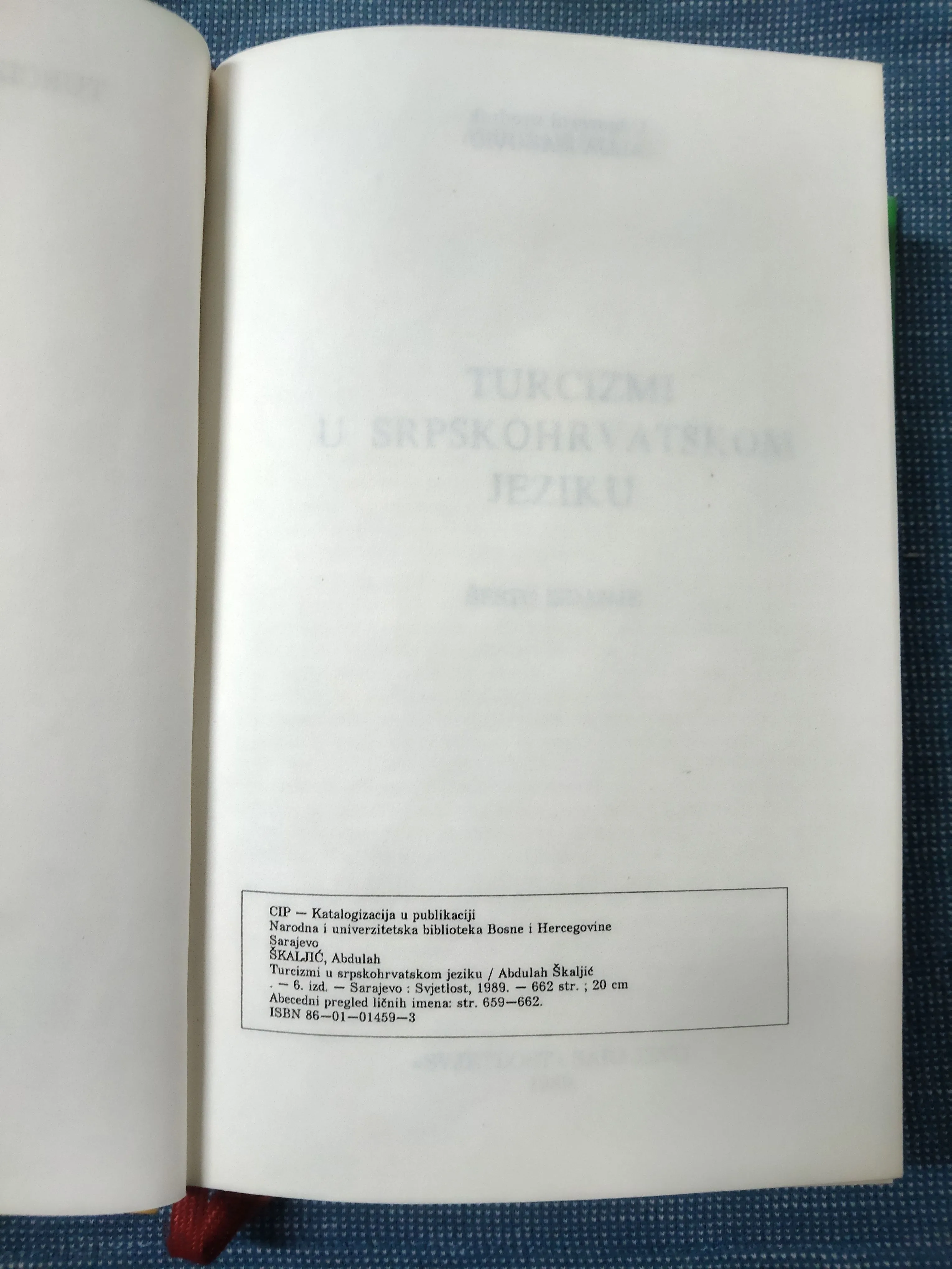 abdulah škaljić – turcizmi u srpskohrvatskom jeziku - slika 2