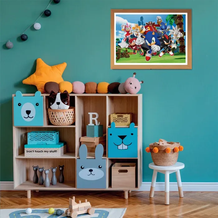 sonic the hedgehog puzzle – characters, 104pcs - slika 3